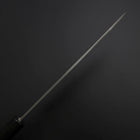 Kiritsuke Kobalt Edelstahl HRC62 Kurouchi Damast Büffelhorn und Ebenholz Griff 210mm-[Musashi]-[Japan-Küchenmesser]