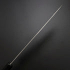 Kiritsuke Kobalt Edelstahl HRC62 Kurouchi Damast Büffelhorn und Ebenholz Griff 240mm-[Musashi]-[Japan-Küchenmesser]
