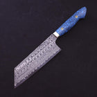 Kiritsuke Nakiri SG-2 Damast Blauer Türkis Griff 170mm-[Musashi]-[Japan-Küchenmesser]