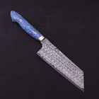 Kiritsuke Nakiri SG-2 Damast Blauer Türkis Griff 170mm-[Musashi]-[Japan-Küchenmesser]