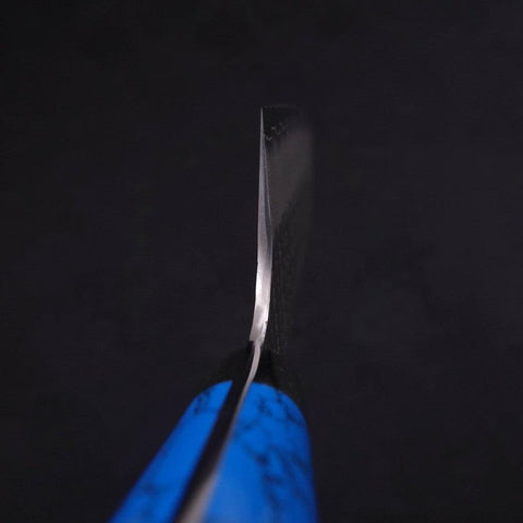 Kiritsuke Nakiri SG-2 Tsuchime Blauer Türkis Griff 170mm-[Musashi]-[Japan-Küchenmesser]