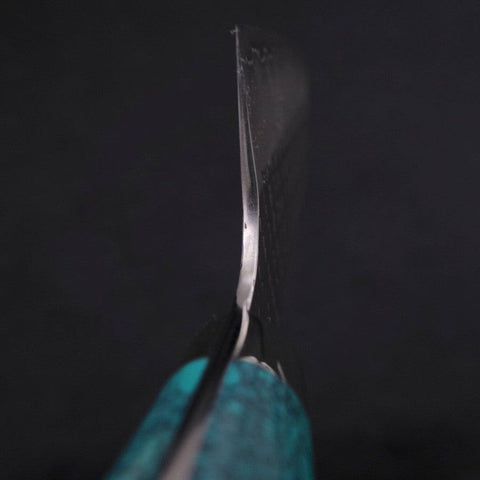 Kiritsuke Nakiri SG-2 Tsuchime Grüner Türkis Griff 170mm-[Musashi]-[Japan-Küchenmesser]