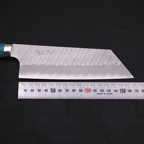Kiritsuke Nakiri SG-2 Tsuchime Grüner Türkis Griff 170mm-[Musashi]-[Japan-Küchenmesser]