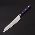 Kiritsuke Petty AUS-10 Tsuchime Blauer Westlicher Griff 145mm-[Musashi]-[Japan-Küchenmesser]