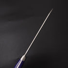 Kiritsuke Petty AUS-10 Tsuchime Blauer Westlicher Griff 145mm-[Musashi]-[Japan-Küchenmesser]