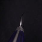 Kiritsuke Petty Blue Steel #2 Nashiji Stainless Clad Blue Western Handle 140mm (5.5”)-[Musashi]-[Japan-Küchenmesser]