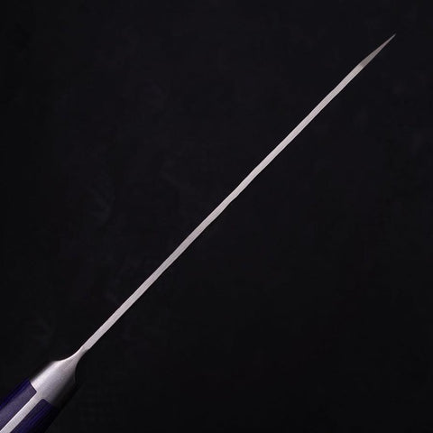 Kiritsuke Petty Blue Steel #2 Nashiji Stainless Clad Blue Western Handle 140mm (5.5”)-[Musashi]-[Japan-Küchenmesser]