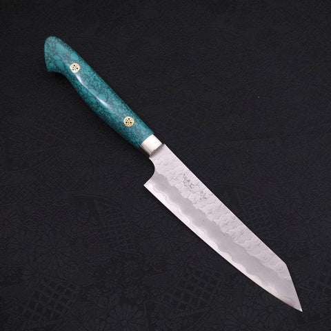 Kiritsuke Petty SG-2 Tsuchime Grüner Türkis Griff 150mm-[Musashi]-[Japan-Küchenmesser]