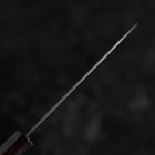 Kiritsuke Petty SLD Black Damascus Ebony Handle 110mm (4.3”)-[Musashi]-[Japanese-Kitchen-Knives]