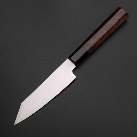 Kiritsuke Petty SLD Kagami Büffelhorn und Walnussholz Griff 125mm-[Musashi]-[Japan-Küchenmesser]
