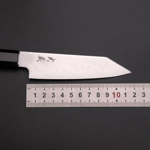 Kiritsuke Petty SLD Kagami Büffelhorn und Walnussholz Griff 125mm-[Musashi]-[Japan-Küchenmesser]