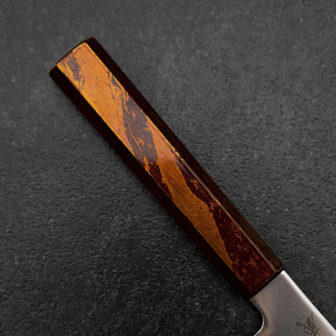 Kiritsuke Petty SLD Mirror Red Yamanaka-Urushi Handle 125mm (4.9”)-[Musashi]-[Japan-Küchenmesser]
