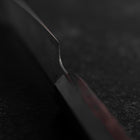 Kiritsuke Petty SLD Schwarzer Damast Ebenholz Griff 110mm-[Musashi]-[Japan-Küchenmesser]