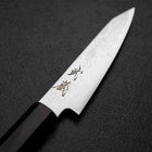 Kiritsuke Petty VG-10 Damascus Ebony Handle 100mm-[Musashi]-[Japanese-Kitchen-Knives]