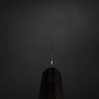 Kiritsuke Petty VG-10 Damascus Ebony Handle 100mm-[Musashi]-[Japanese-Kitchen-Knives]