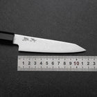 Kiritsuke Petty VG-10 Damascus Ebony Handle 110mm-[Musashi]-[Japanese-Kitchen-Knives]