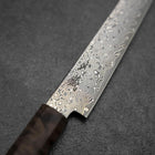Kiritsuke Petty VG-10 Damast Brauner Birkenholz Griff 135mm-[Musashi]-[Japan-Küchenmesser]