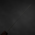 Kiritsuke Petty VG-10 Damast Brauner Birkenholz Griff 135mm-[Musashi]-[Japan-Küchenmesser]