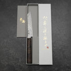 Kiritsuke Petty VG-10 Damast Brauner Birkenholz Griff 135mm-[Musashi]-[Japan-Küchenmesser]