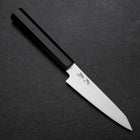 Kiritsuke Petty VG-10 Damast Ebenholz Griff 110mm-[Musashi]-[Japan-Küchenmesser]