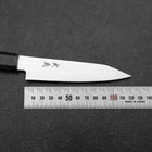 Kiritsuke Petty VG-10 Damast Grauer Birkenholz Griff 120mm-[Musashi]-[Japan-Küchenmesser]