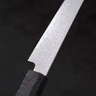 Kiritsuke Petty VG-10 Damast Schwarzer Ishime Griff 150mm-[Musashi]-[Japan-Küchenmesser]