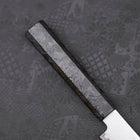Kiritsuke Petty VG-10 Damast Schwarzer Ishime Griff 150mm-[Musashi]-[Japan-Küchenmesser]