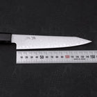 Kiritsuke Petty VG-10 Damast Schwarzer Ishime Griff 150mm-[Musashi]-[Japan-Küchenmesser]