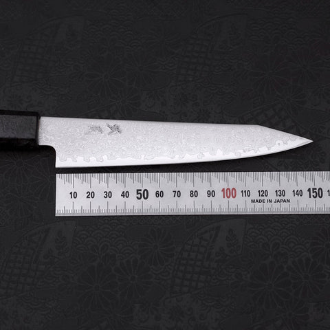 Kiritsuke Petty VG-10 Damast Schwarzer Ishime Griff 150mm-[Musashi]-[Japan-Küchenmesser]