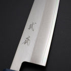 Kiritsuke Petty VG-10 Poliert Blauer Urushi Griff 125mm-[Musashi]-[Japan-Küchenmesser]