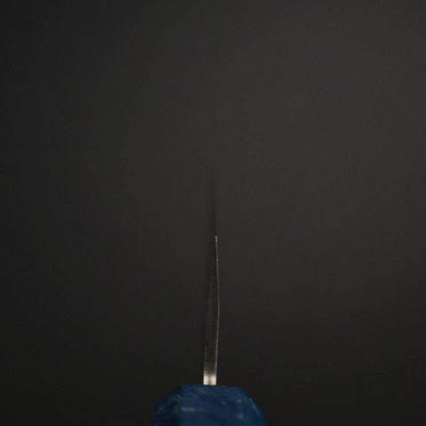Kiritsuke Petty VG-10 Poliert Blauer Urushi Griff 125mm-[Musashi]-[Japan-Küchenmesser]
