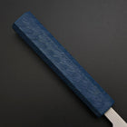 Kiritsuke Petty VG-10 Poliert Blauer Urushi Griff 125mm-[Musashi]-[Japan-Küchenmesser]