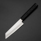 Kiritsuke Petty VG-10 Poliert Schwarzer Ishime Urushi Griff 125mm-[Musashi]-[Japan-Küchenmesser]