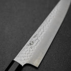 Kiritsuke Petty VG-10 Tsuchime Büffelhorn und Ebenholz Griff 150mm-[Musashi]-[Japan-Küchenmesser]