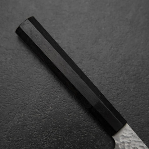 Kiritsuke Petty VG-10 Tsuchime Büffelhorn und Ebenholz Griff 150mm-[Musashi]-[Japan-Küchenmesser]