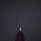 Kiritsuke Petty VG-10 Tsuchime Roter Westlicher Griff 150mm-[Musashi]-[Japan-Küchenmesser]