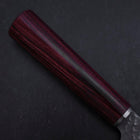 Kiritsuke Petty VG-10 Tsuchime Roter Westlicher Griff 150mm-[Musashi]-[Japan-Küchenmesser]
