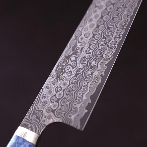 Kiritsuke SG-2 Damast Blauer Türkis Griff 240mm-[Musashi]-[Japan-Küchenmesser]