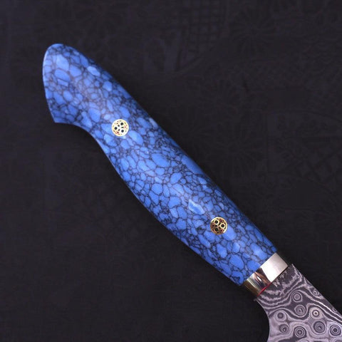 Kiritsuke SG-2 Damast Blauer Türkis Griff 240mm-[Musashi]-[Japan-Küchenmesser]
