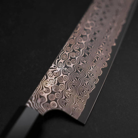 Kiritsuke SG-2 Damast Büffelhorn und Teak Griff 225mm-[Musashi]-[Japan-Küchenmesser]