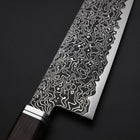 Kiritsuke SG-2 Kurozome Nickel Damast Westlicher Ebenholz Griff 210mm-[Musashi]-[Japan-Küchenmesser]