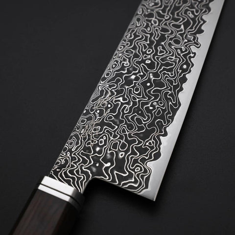 Kiritsuke SG-2 Kurozome Nickel Damast Westlicher Ebenholz Griff 210mm-[Musashi]-[Japan-Küchenmesser]