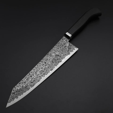 Kiritsuke SG-2 Kurozome Nickel Damast Westlicher Ebenholz Griff 240mm-[Musashi]-[Japan-Küchenmesser]