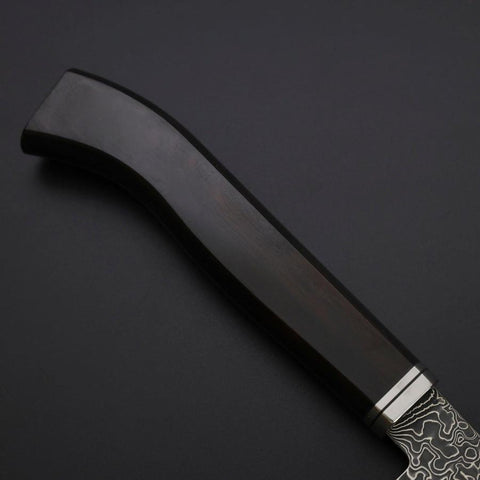 Kiritsuke SG-2 Kurozome Nickel Damast Westlicher Ebenholz Griff 240mm-[Musashi]-[Japan-Küchenmesser]