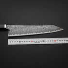 Kiritsuke SG-2 Kurozome Nickel Damast Westlicher Ebenholz Griff 240mm-[Musashi]-[Japan-Küchenmesser]