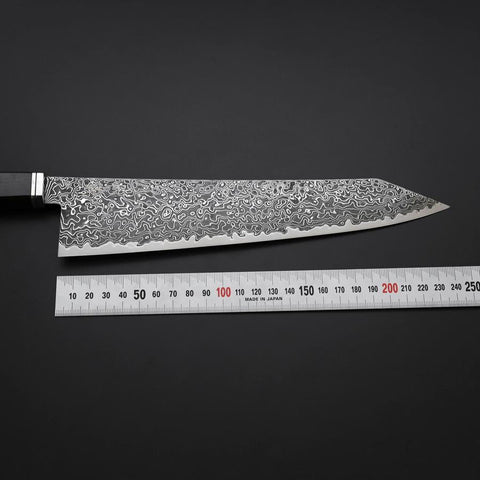 Kiritsuke SG-2 Kurozome Nickel Damast Westlicher Ebenholz Griff 240mm-[Musashi]-[Japan-Küchenmesser]