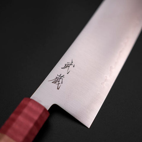 Kiritsuke SG-2 Poliert Roter Ahornholz Griff 240mm-[Musashi]-[Japan-Küchenmesser]