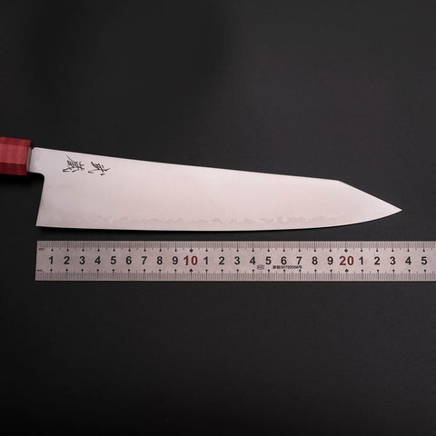 Kiritsuke SG-2 Poliert Roter Ahornholz Griff 240mm-[Musashi]-[Japan-Küchenmesser]