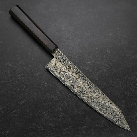Kiritsuke SG-2 Schwarzer Nickel Damast Ebenholz Griff 210mm-[Musashi]-[Japan-Küchenmesser]