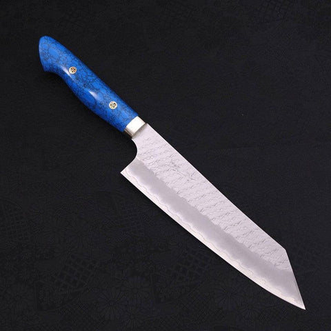 Kiritsuke SG-2 Tsuchime Blauer Türkis Griff 200mm-[Musashi]-[Japan-Küchenmesser]